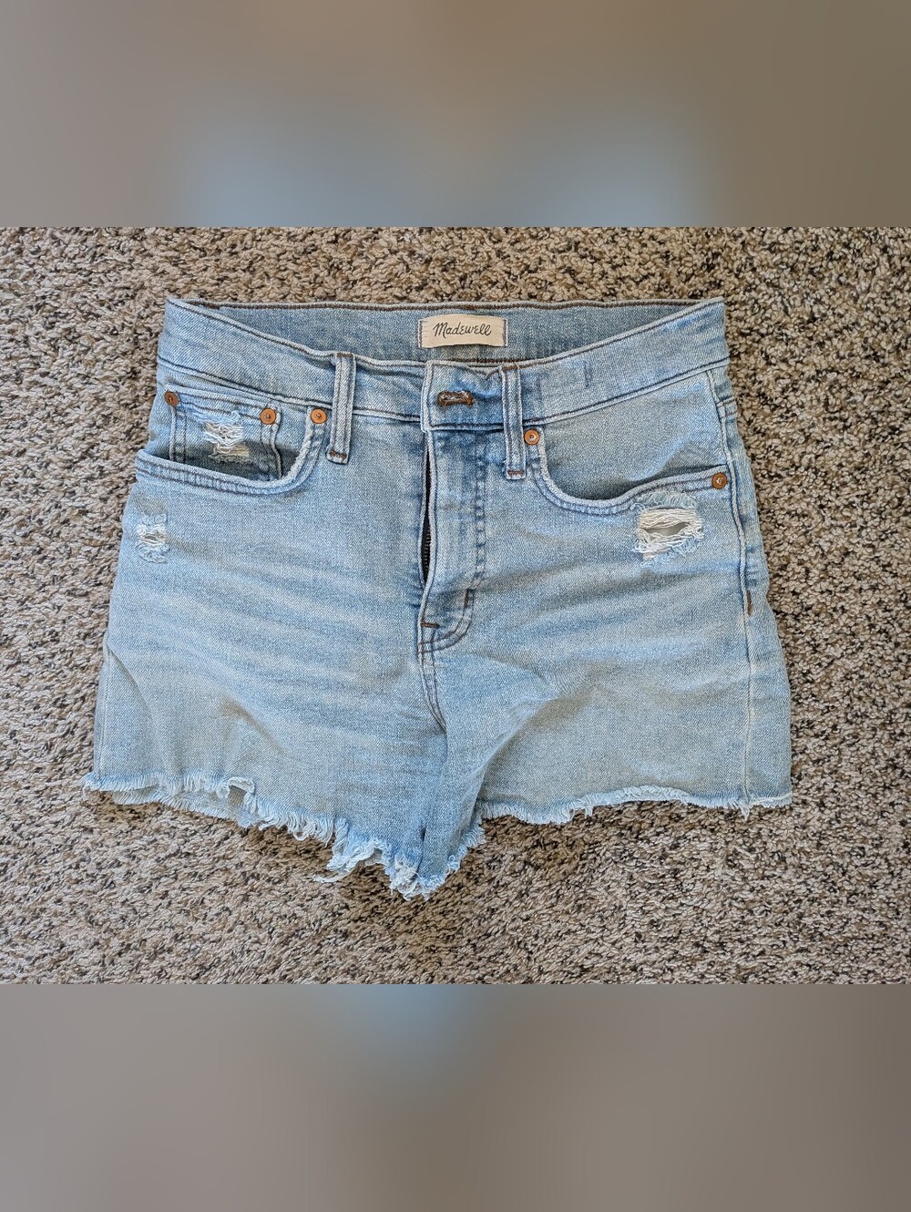 Madewell High Rise Denim Shorts - 26